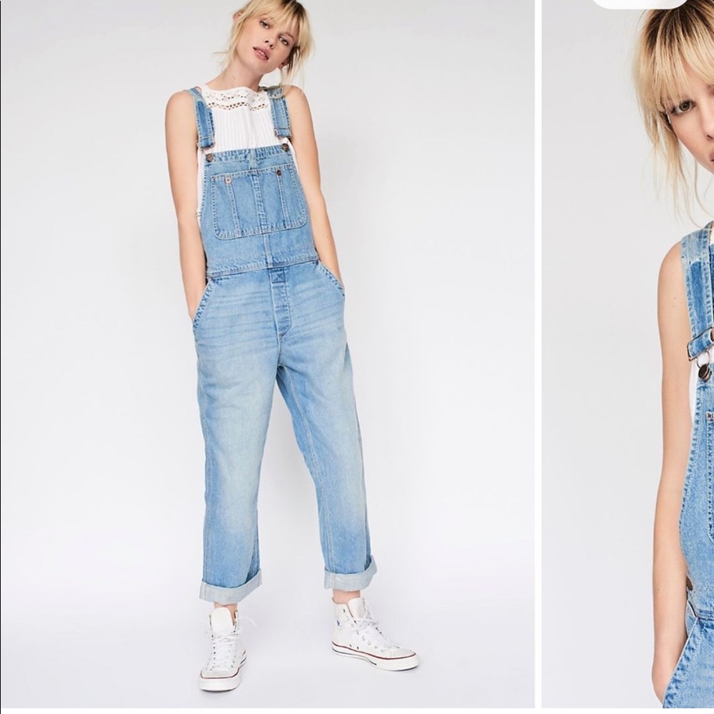 Free People Boyfriend Overalls